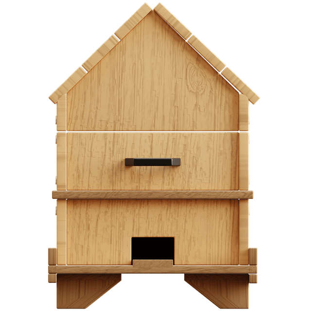 3D apiary illustration — Apis Biotech hive operation