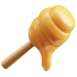 Honey dipper 3D accent